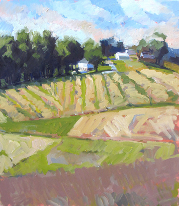 Bright Day and Cut Rows by Isabelle Abbot at Les Yeux du Monde Art Gallery