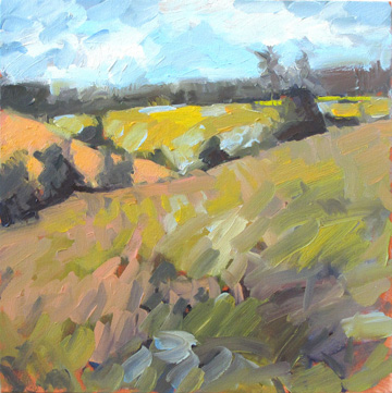 Wind Swept Hillside by Isabelle Abbot at Les Yeux du Monde Art Gallery
