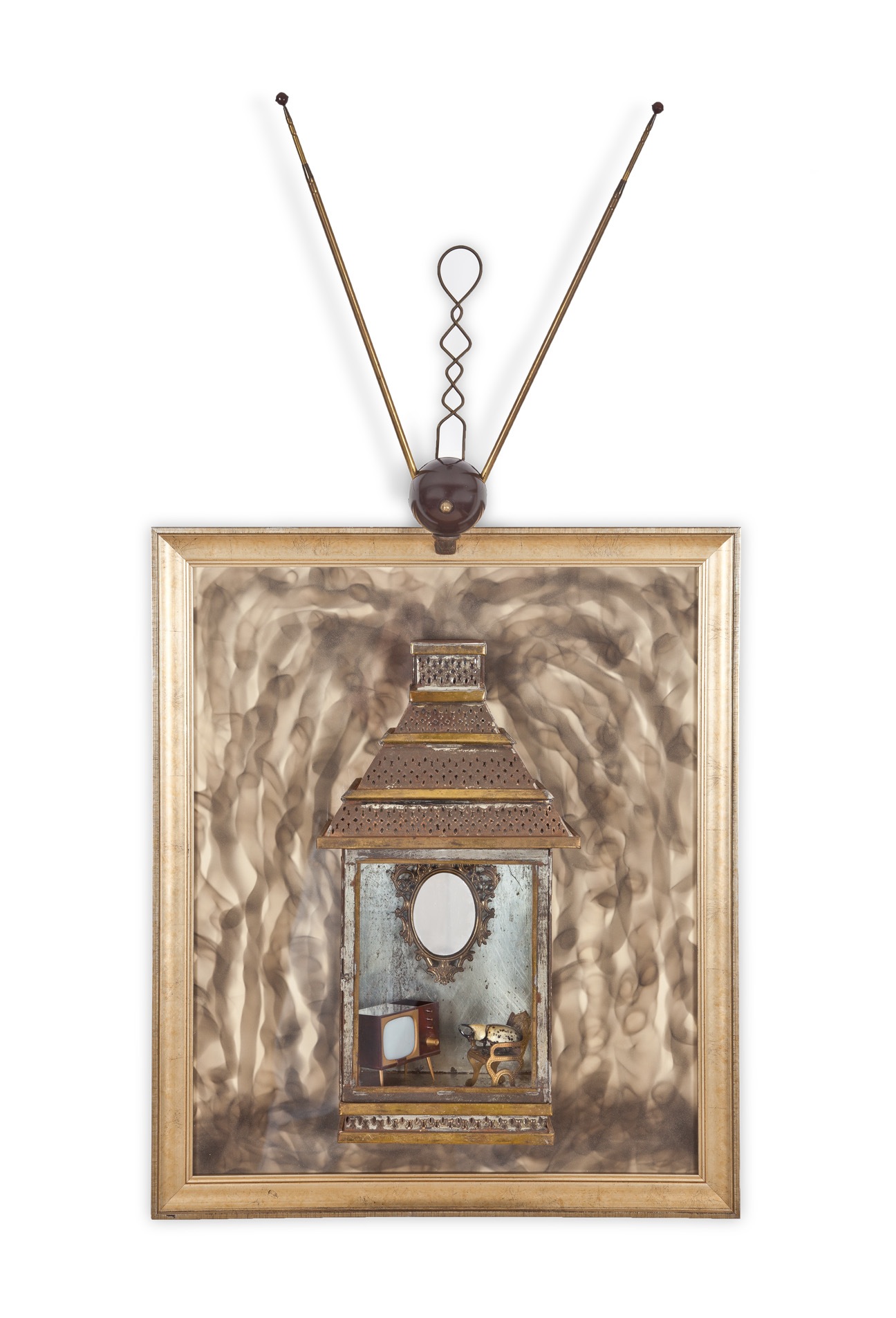 Gregor Changes Channels by Susan Bacik at Les Yeux du Monde Art Gallery