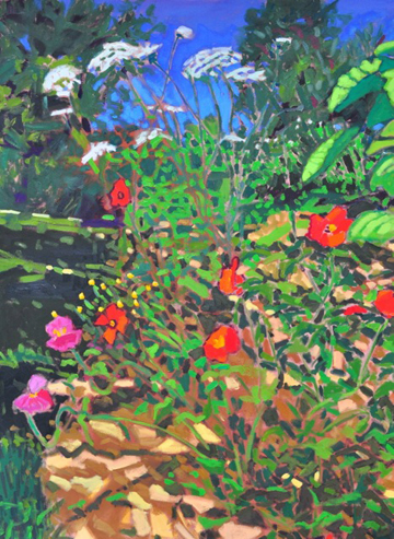 Poppies by Karen Blair at Les Yeux du Monde Art Gallery