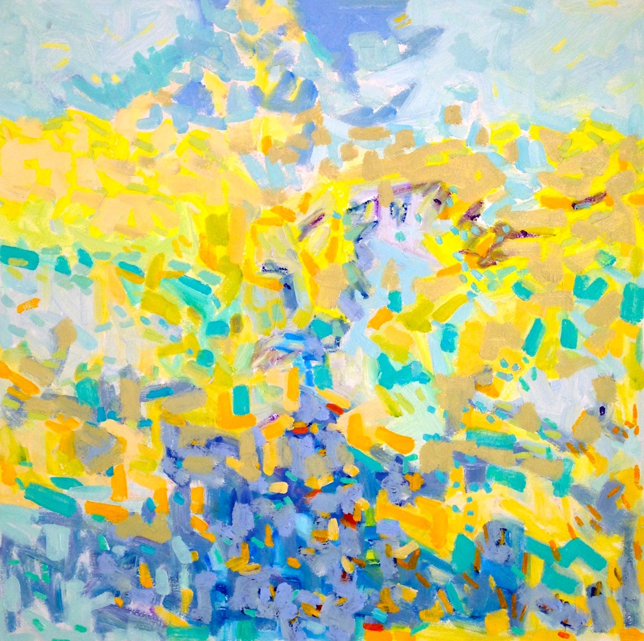 Stream, Sunrise by Karen Blair at Les Yeux du Monde Art Gallery