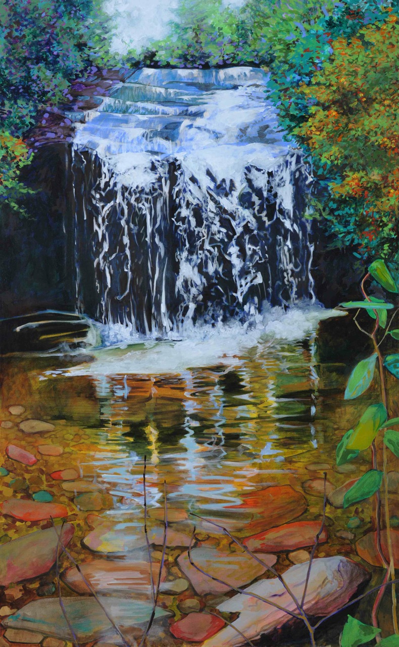 Schoolhouse Falls by Elizabeth Bradford at Les Yeux du Monde Art Gallery