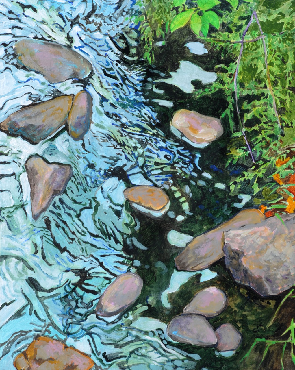 Virginia Creekbed by Elizabeth Bradford at Les Yeux du Monde Art Gallery