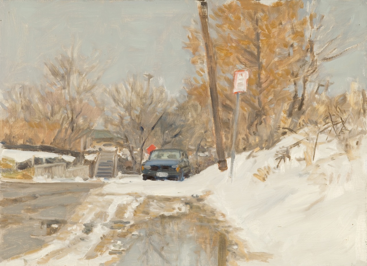 Albemarle Street by Richard Crozier at Les Yeux du Monde Art Gallery