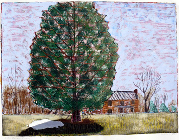 Last Bit of Snow by John Borden Evans at Les Yeux du Monde Art Gallery