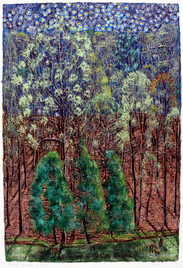 Spring Deer by John Borden Evans at Les Yeux du Monde Art Gallery