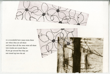 the world is round (how many trees) by Kris Iden at Les Yeux du Monde Art Gallery