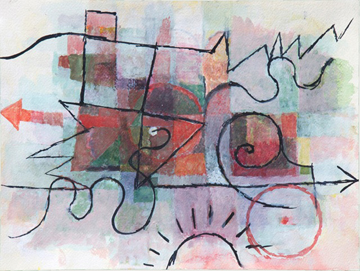 2A (recovery) by Sanda Iliescu at Les Yeux du Monde Art Gallery