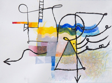 D3 (recovery) by Sanda Iliescu at Les Yeux du Monde Art Gallery