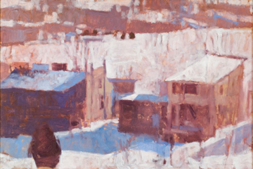Brownsburg, Late Afternoon by Annie Harris Massie at Les Yeux du Monde Art Gallery