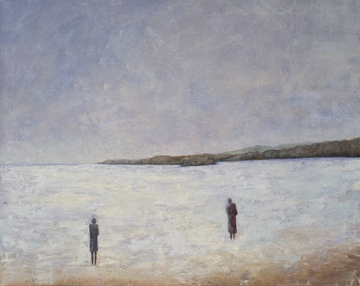 Facing the Future, Beach Scene #V by Genevieve McConnell