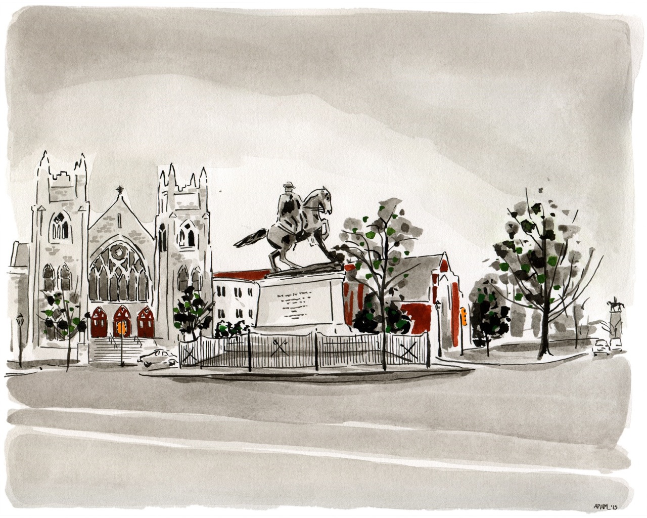J.E.B. Stuart by Peyton Hurt Millikan at Les Yeux du Monde Art Gallery