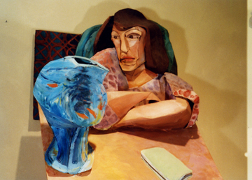 After Matisse’s “Woman with Goldfish Bowl”