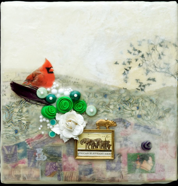 Taking Cover by Lindsey Oberg at Les Yeux du Monde Art Gallery
