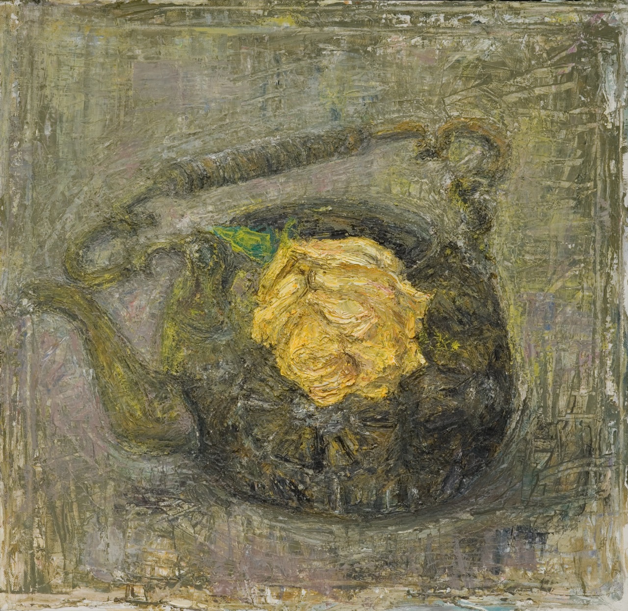 Yellow Rose by Trisha Orr at Les Yeux du Monde Art Gallery