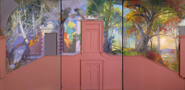 Lincoln Perry Maquette for West Stairwell Mural in Old Cabell Hall at the University of Virginia