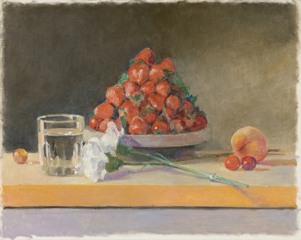 Modern Strawberries for J.B.S. Chardin 
at Les Yeux du Monde Art Gallery