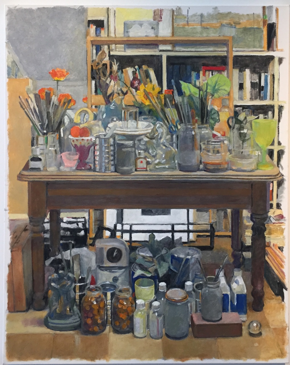 Grand Random Studio Still Life by David Summers at Les Yeux du Monde Art Gallery