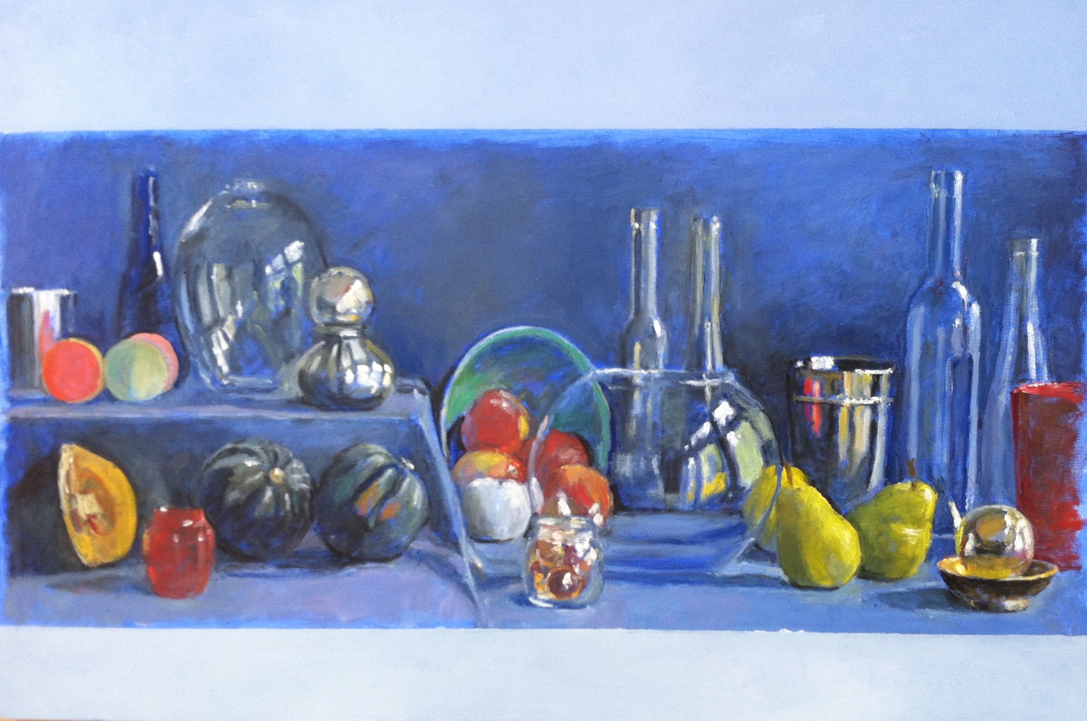 A Still Life out of the Blue by David Summers at Les Yeux du Monde Gallery