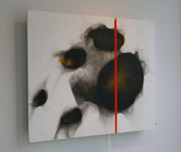 Rob Tarbell's Bird-like Things in Things Like Trees exhibition installation at Les Yeux du Monde Art Gallery