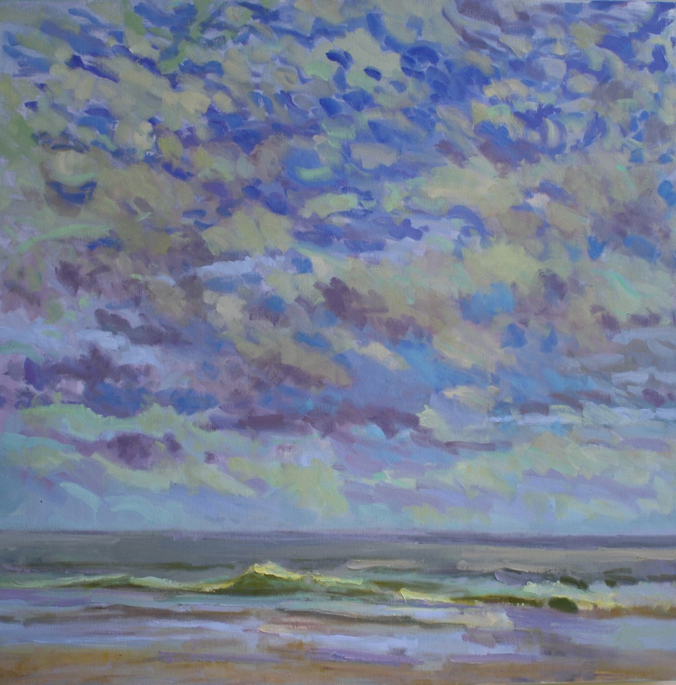 Clearing Sky, Wave by Priscilla Whitlock at Les Yeux du Monde Art Gallery