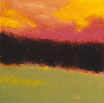 Sun Setting Behind Dead Cedar Copse by John McCarthy at Les Yeux du Monde Art Gallery
