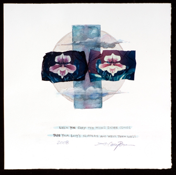 Moon's Silver Clouds by Cary Brown at Les Yeux du Monde Gallery