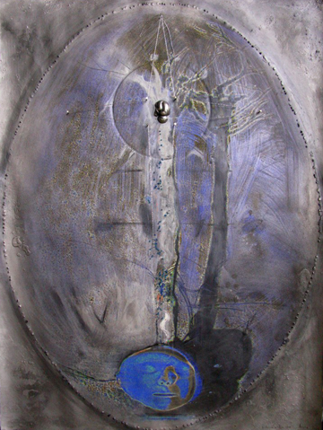 Night Garden by Rebecca Silberman at Les Yeux du Monde Gallery
