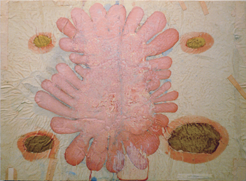 Pink Cloud with Gold Stars by Dean Dass at Les Yeux du Monde Art Gallery