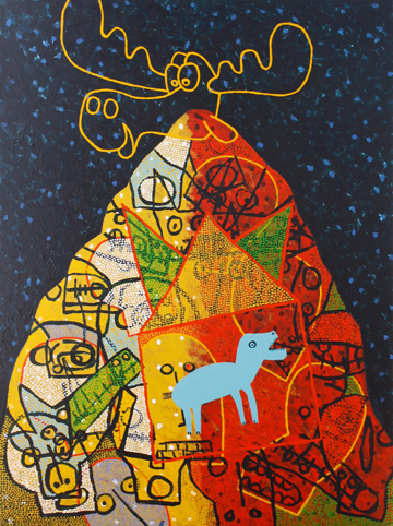 Ode to Milagro de Locura by Russ Warren at Les Yeux du Monde Art Gallery