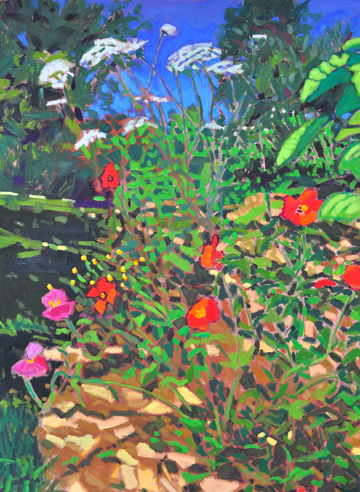 Poppies by Karen Blair at Les Yeux du Monde Art Gallery