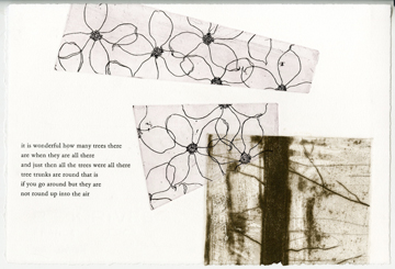 the world is round (how many trees) by Kris Iden at Les Yeux du Monde Art Gallery