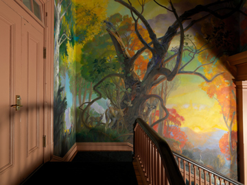Lincoln Perry Mural in Old Cabell Hall at the University of Virginia