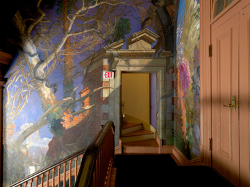 Lincoln Perry Mural in Old Cabell Hall at the University of Virginia