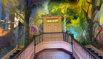Lincoln Perry Mural in Old Cabell Hall at the University of Virginia